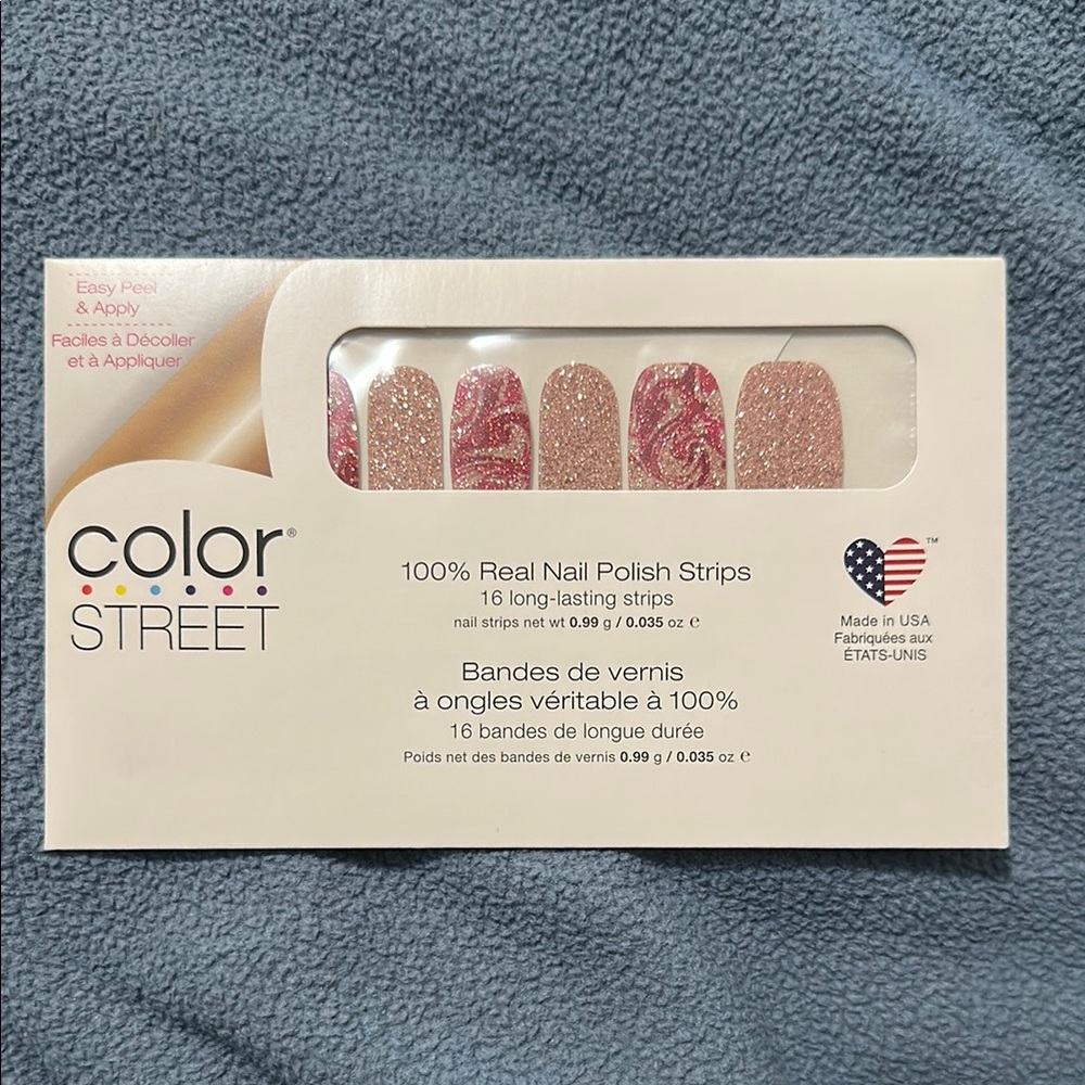 Color Street Press-On Nails - Glittery Pink